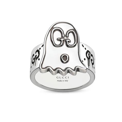 guccighost ring necklace